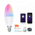 Bombilla LED Alexa Tuya Bombilla wifi inteligente Multicolor